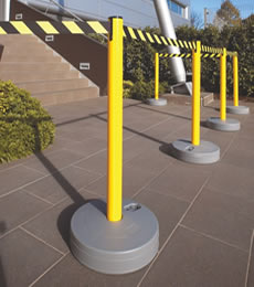 Site Safety Retractable Belt Barriers